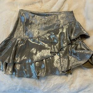 Metallic skirt